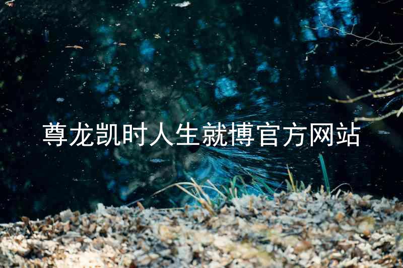 尊龙凯时人生就博官方网站